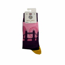London Socks pink sky