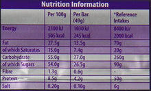 CADBURY DAIRY MILK FRUIT & NUT 49G