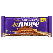 Cadbury Dairy Milk More Nutty Praline Crisp 180g