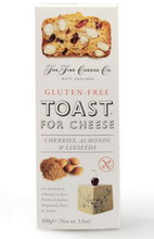 The Fine Cheese Co. GF Toast for Cherries, Almonds & Linseeds 100g