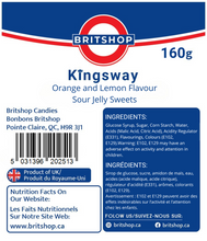 Kingsway Orange and Lemon Flavour 160g