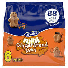 McVities Mini Gingerbread Men 6x19g