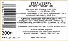 Tiptree Reduce sugar Jam Strawberry 200g