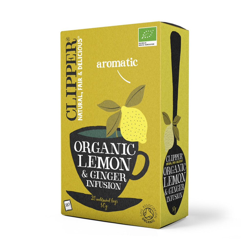 Clipper Organic Lemon & Ginger 50g I Britshop