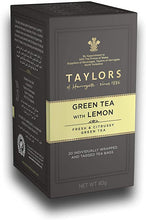 Taylors of Harrogate Green Tea & Lemon 20's