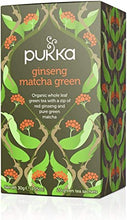 PUKKA GINSENG MATCHA GREEN 20 SACHETS