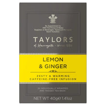 TAYLORS OF HARROGATE LEMON & GINGER 20S