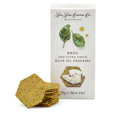 The Fine Cheese Co. Basil & Olive Oil Crackers 125g