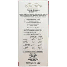 WALKERS STEM GINGER BISCUITS 150G