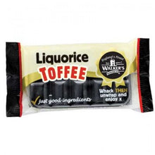WALKERS TOFFEES LIQUORICE BLOCK 100G