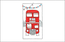 London Bus Tea Towel 100% cotton