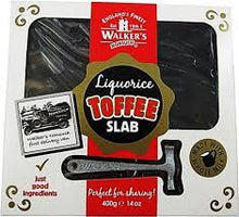 WALKERS LIQUORICE TOFFEE SLAB WITH HAMMER 400G