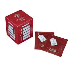 Red Telephone Box Carton – English Breakfast Tea, 10 Teabags