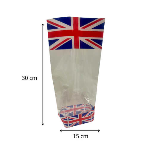 Union Jack Cellophane Bag