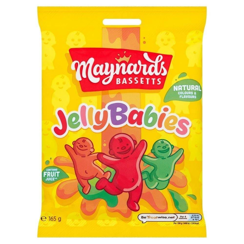 Maynards Bassetts Jelly Babies 165g