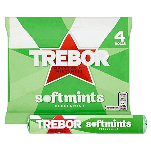 TREBOR Softmints Peppermint 4Pk