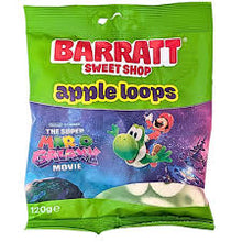 Barratt Sweet Shop Super Mario - Apple Loops 120g