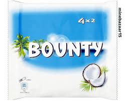 Bounty Coconut Milk Chocolate Bar 4 pack