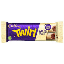 CADBURY TWIRL WHITE DIPPED BAR 43G