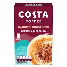 COSTA CAPPUCCINO SACHET 6X17G