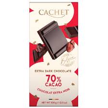 Cachet Extra Dark Chocolate 70% 100g