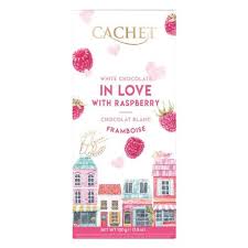 Cachet White Chocolate with Raspberry 100g