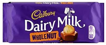 Cadbury Dairy Milk Wholenut 180g