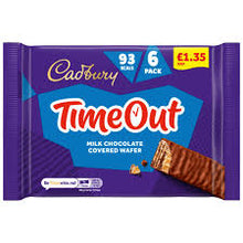 Cadburys Timeout Milk Chocololate 6pk