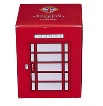 Red Telephone Box Carton – English Breakfast Tea, 10 Teabags