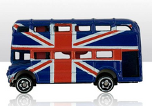 Union Jack Bus Die Cast Metal Magnet