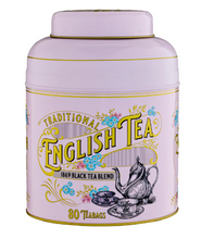 1869 Black Tea Blend Pink Tin 80 Teabags