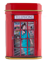 Telephone Box Mini Tin – English Breakfast Tea 25g