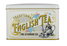 40 Teabag Tin - English Afternoon - Ivory - BritShop