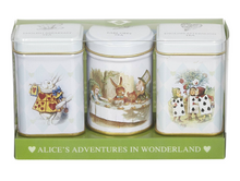 Alice in Wonderland Triple Mini Tin Loose Tea