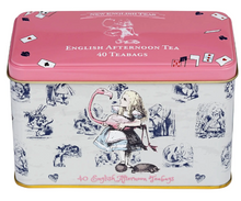 Akice in Wonderland-40 Teabag Tin - English Afternoon - BritShop