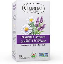 Celestial Organics Chamomile Lavender 18 Tea bags