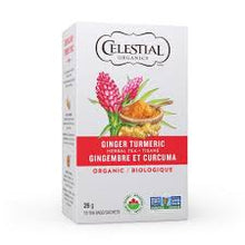 Celestial Seasonings Ginger Turmeric 20 Tea Bags