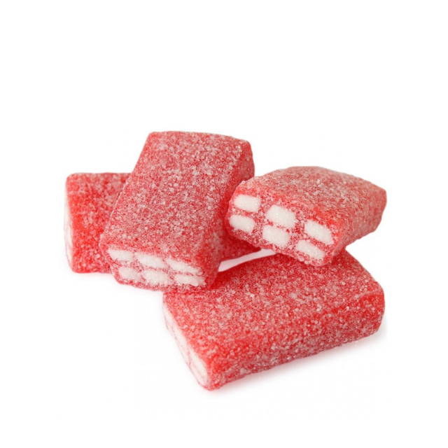 Sour Strawberry Bricks 180g