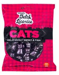 Dutch Licorice Cats 150g