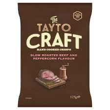 TAYTO - Hand Crafted Beef & Peppercorn 125g