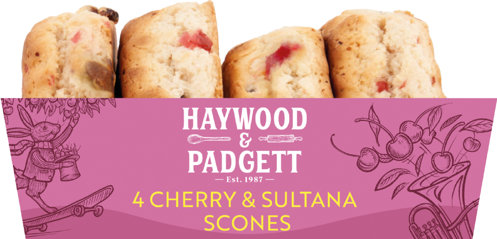 Haywood & Padgett 4 Cherry & Sultana Scones