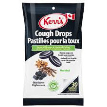 Kerr's Cough Drops Black Licorice Flavor 30 lozenges