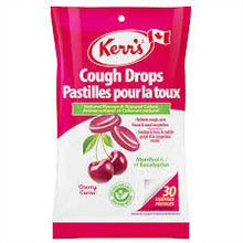 Kerr's Cough Drops Cherry Flavor 30 Lozenges