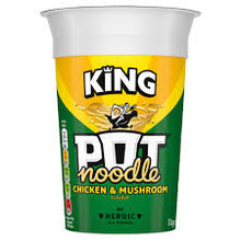 King Pot Noodle Chicken & Mushroom 114G - BritShop