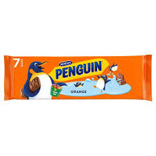 MCVITIES PENGUIN ORANGE BISCUIT BARS 7PK