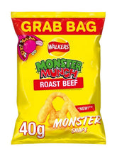 MONSTER MUNCH ROAST BEEF 40G