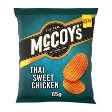 McCoy's Thai Sweet Chicken Crisps 65g