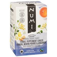 Numi Fennel Peppermint Ginger 16 Tea Bags