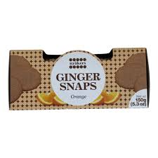 Nyakers Ginger Snaps Orange 150g