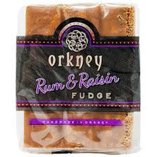Orkney Rum & Raisin Fudge 100g